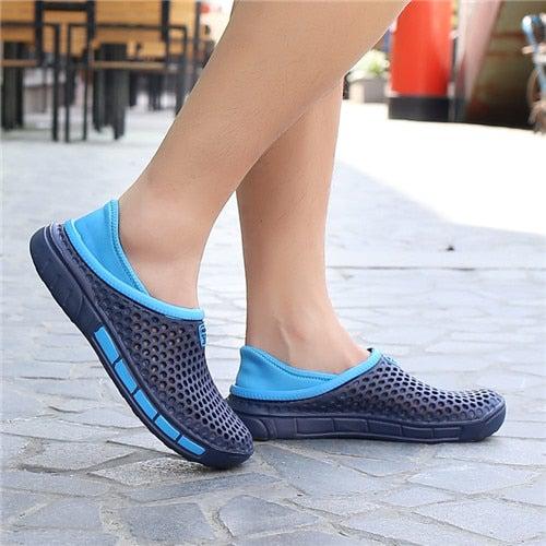 Sabot de Plage Elastique Bleu