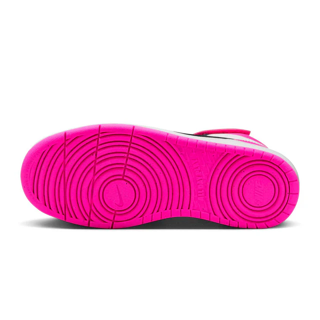 CHAUSSURE JUNIOR, COURT BOROUGH MID BLANC, ROSE ET NOIR (4 À 7) – Image 5