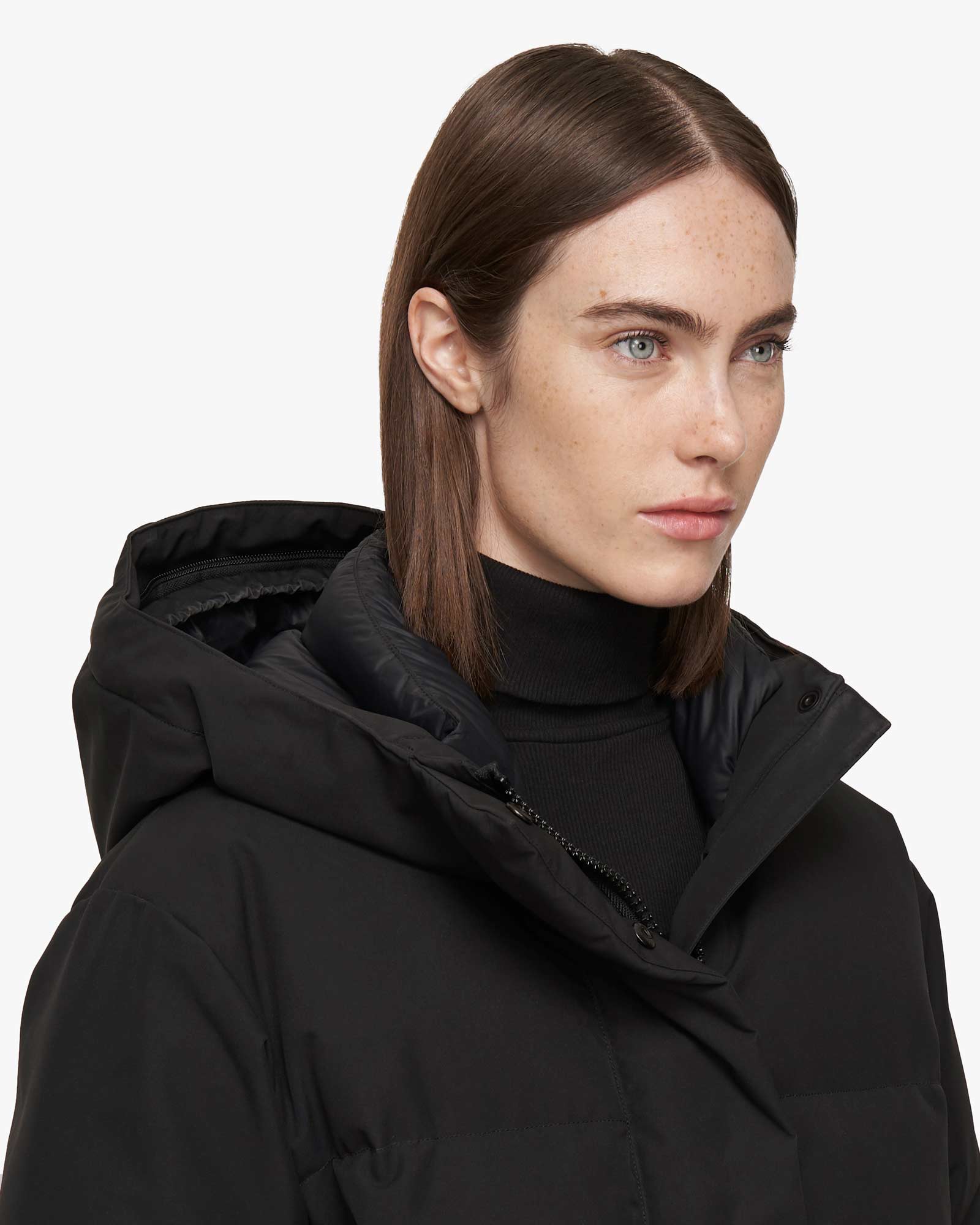 MANTEAU DUVET FEMME, INES NOIR – Image 3