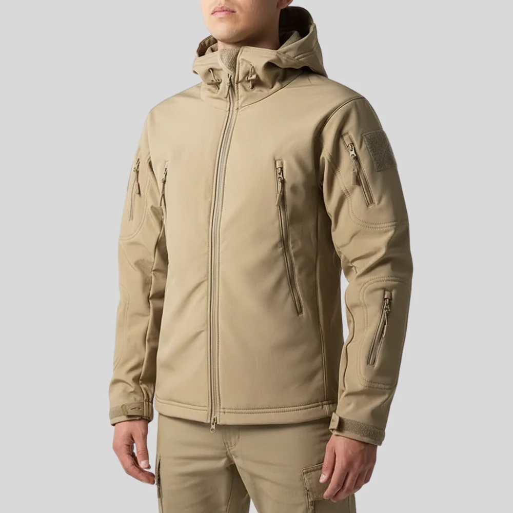 Veste softshell homme coupe-vent doublée polaire respirante | Montelac – Image 2