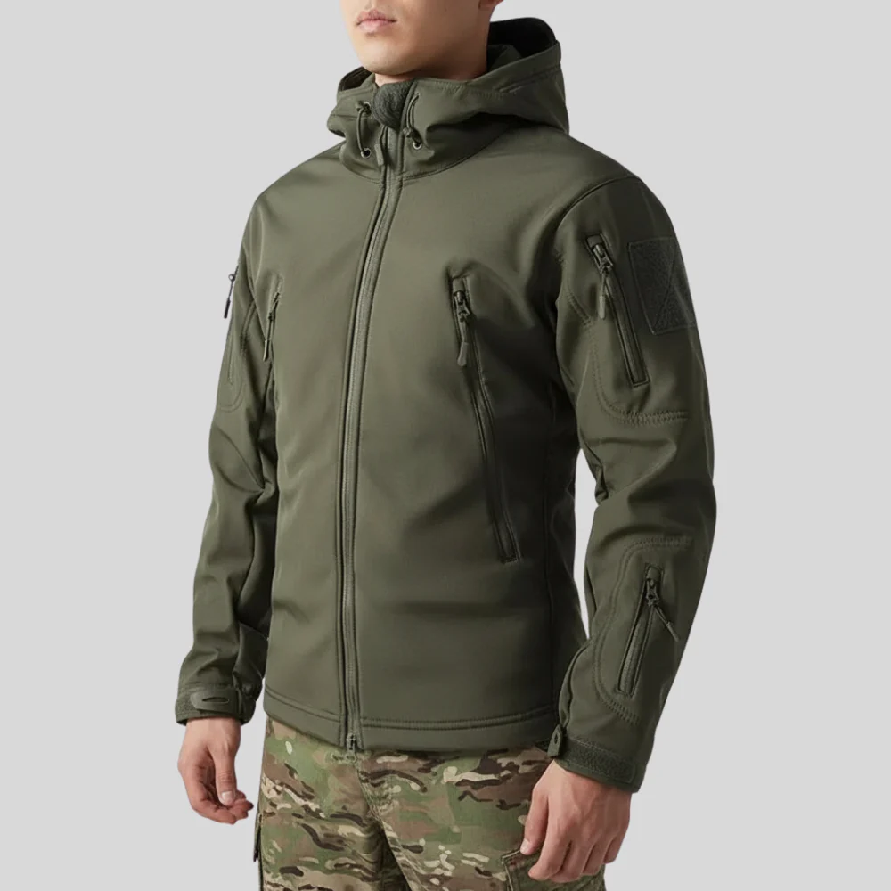 Veste softshell homme coupe-vent doublée polaire respirante | Montelac – Image 6