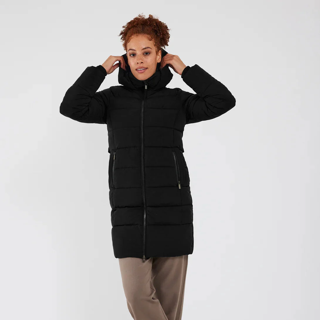 MANTEAU D'HIVER POUR FEMME, LARVIK 2.0 NOIR