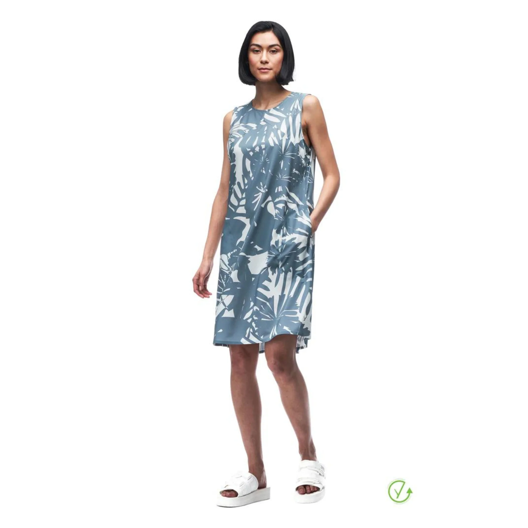 ROBE SANS MANCHE POUR FEMME, LIEVE POND BOTANICAL