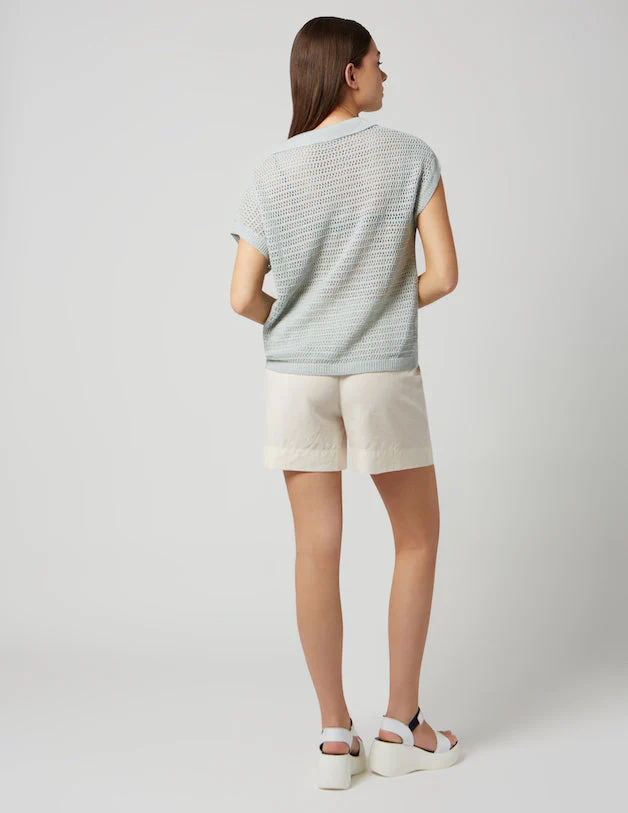 HAUT À MANCHES COURTES POUR FEMME, AGIA NOIR – Image 2