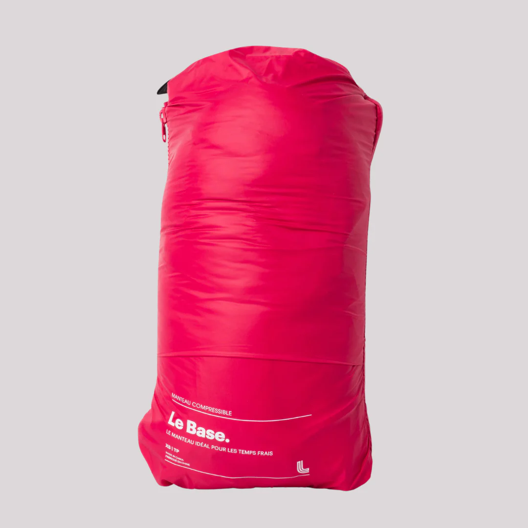 MANTEAU MATELASSÉ FEMME, THE BASE CRIMSON – Image 5