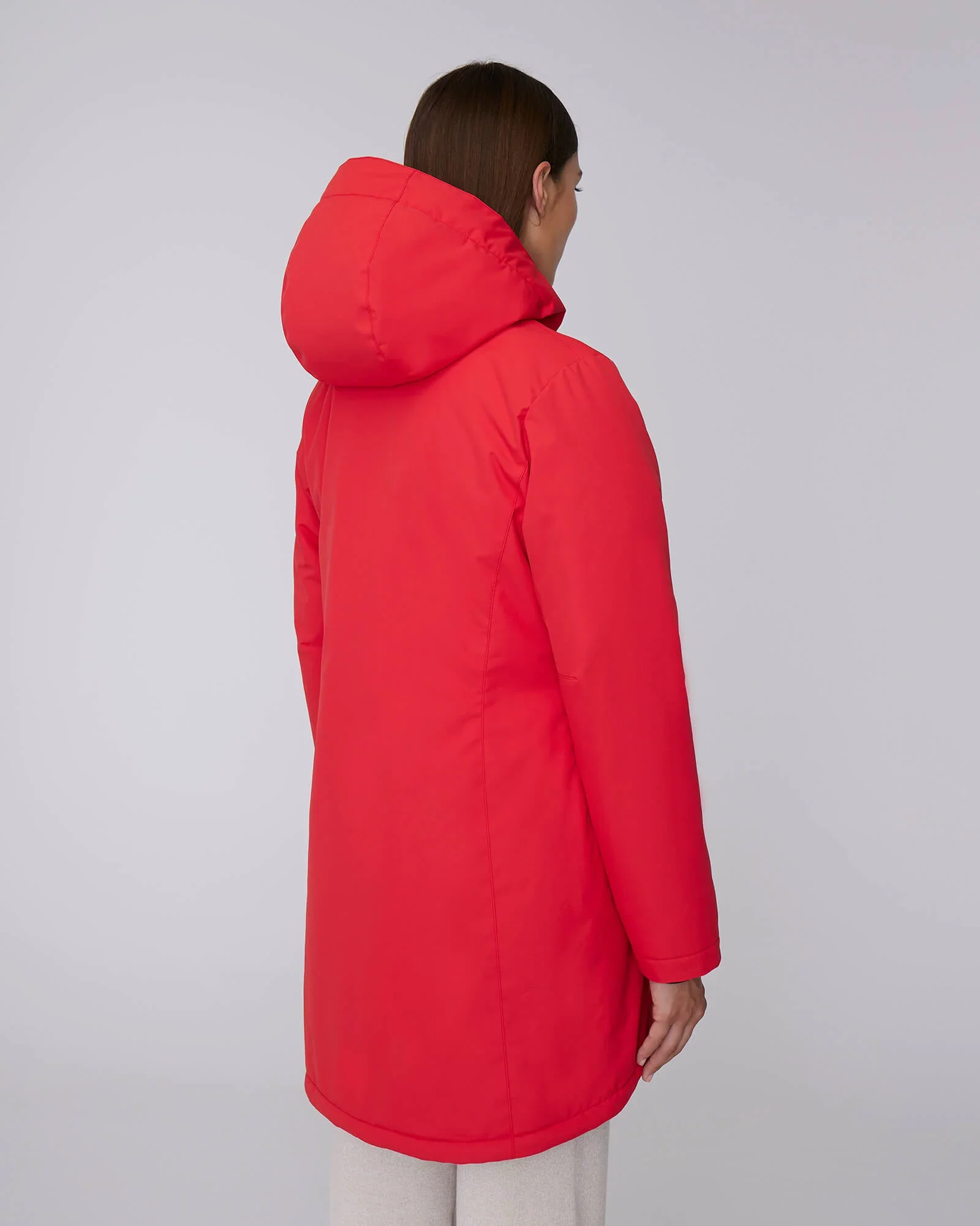 MANTEAU D'HIVER POUR FEMME, MAEVA ROUGE – Image 3
