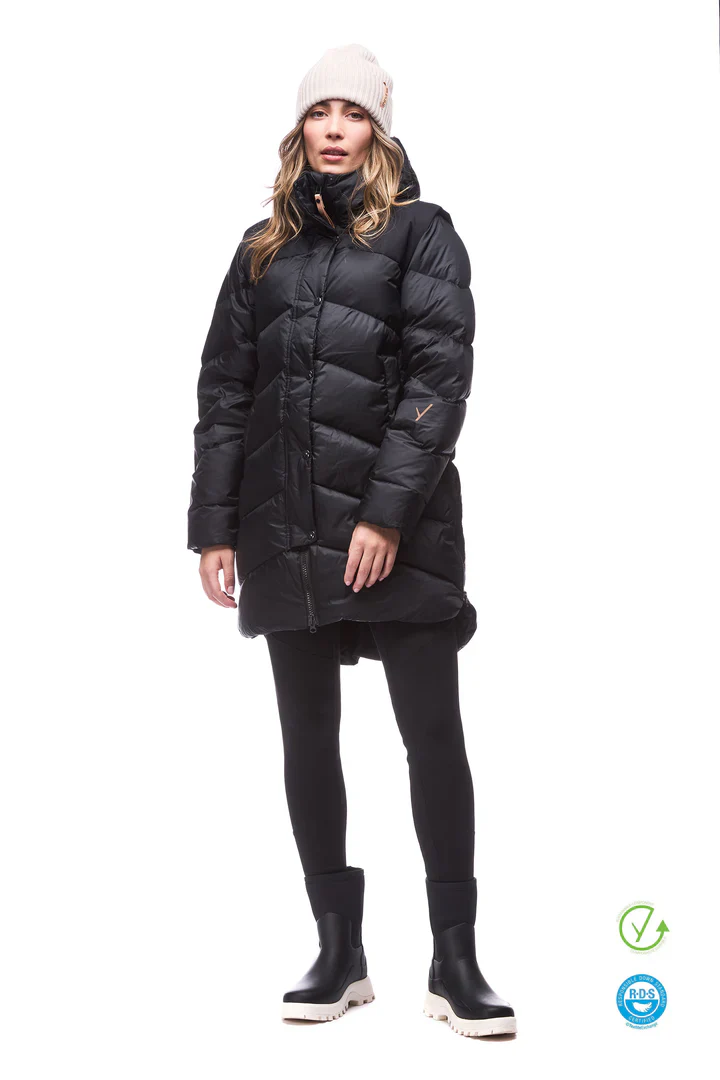 MANTEAU DUVET POUR FEMME, MIRNY NOIR