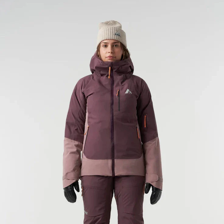 MANTEAU ISOLÉ FEMME, NINA DARK PLUM