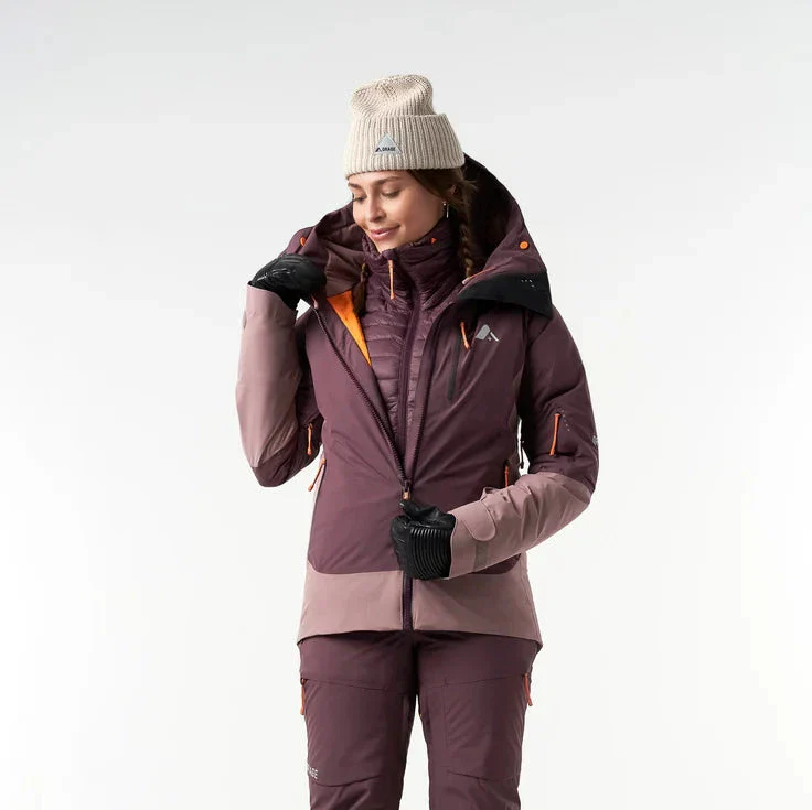 MANTEAU ISOLÉ FEMME, NINA DARK PLUM – Image 2