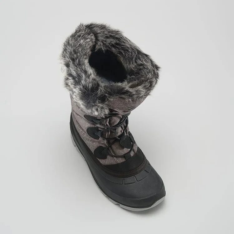 BOTTES HIVER FEMME, MOMENTUM 3 GRIS FONCÉ – Image 3