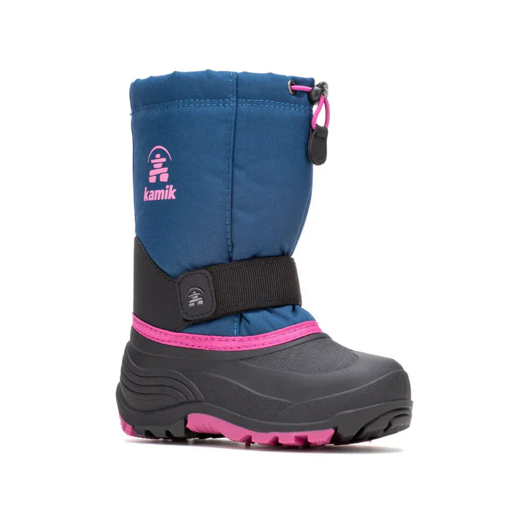 BOTTES HIVER ENFANT, ROCKET BLEU & ROSE (1 À 7J)