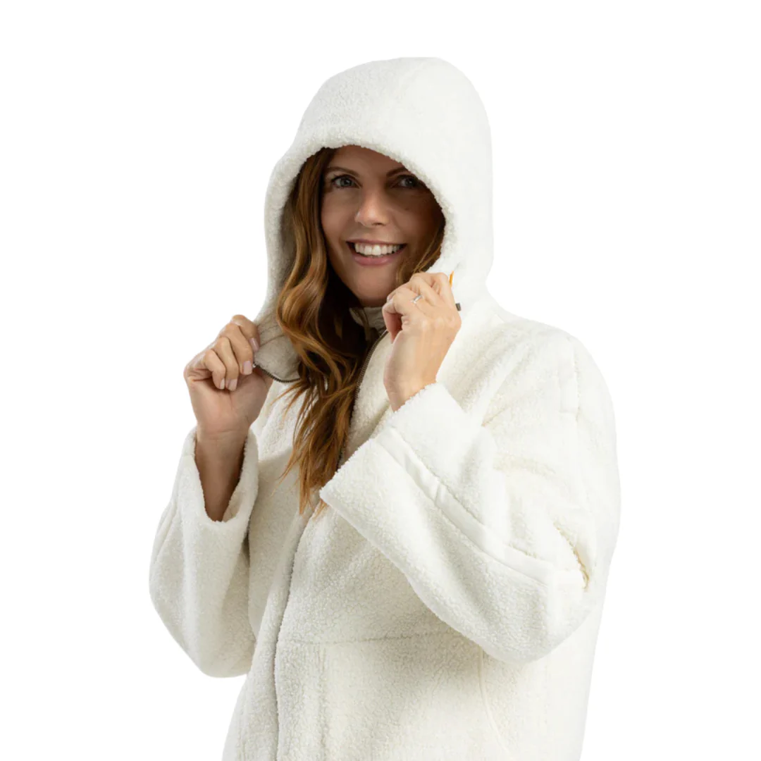 MANTEAU RÉVERSIBLE FEMME, MARTA CRÈME – Image 4