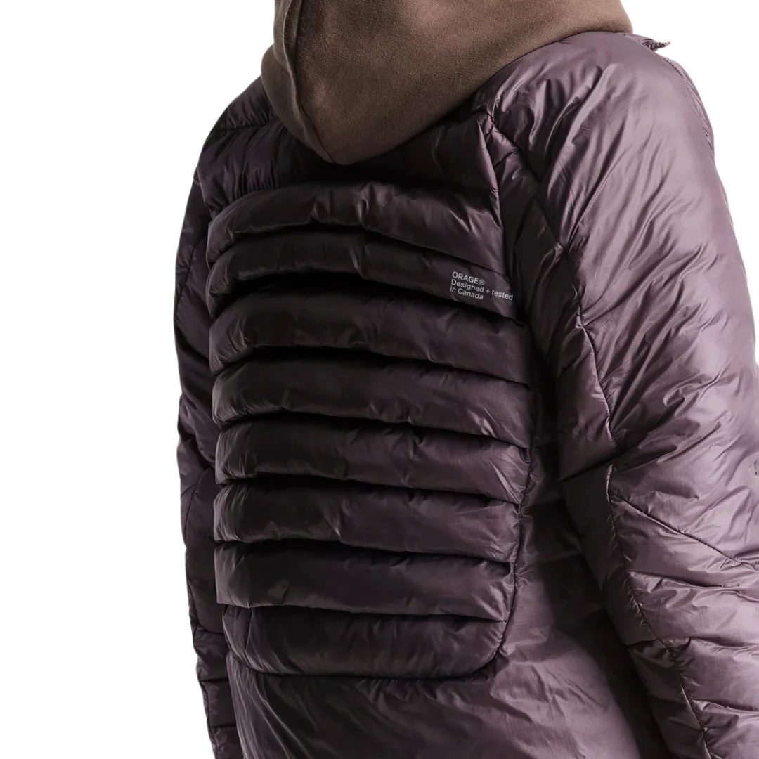MANTEAU HYBRID FEMME, TRAVERSE BASALTE – Image 5