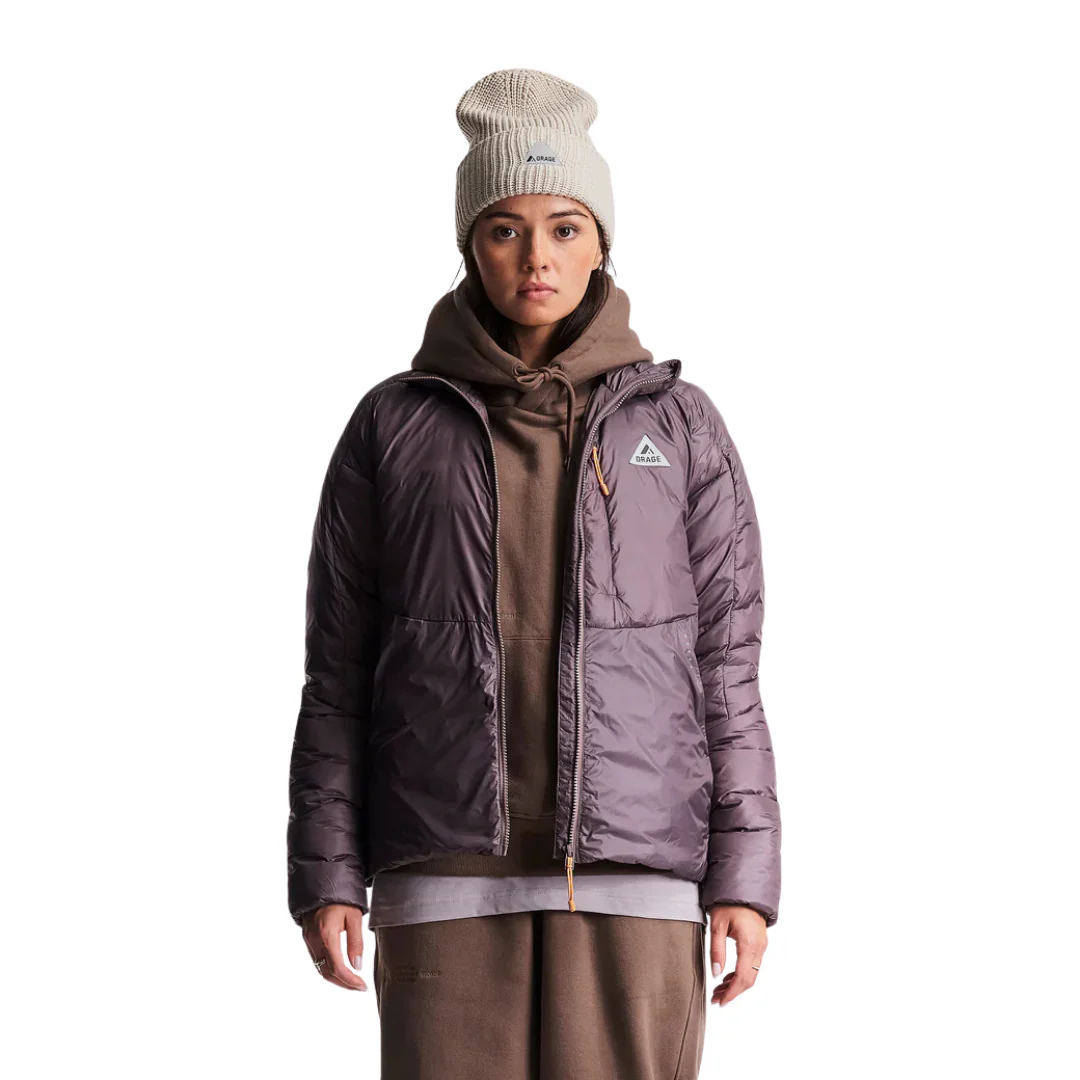 MANTEAU HYBRID FEMME, TRAVERSE BASALTE