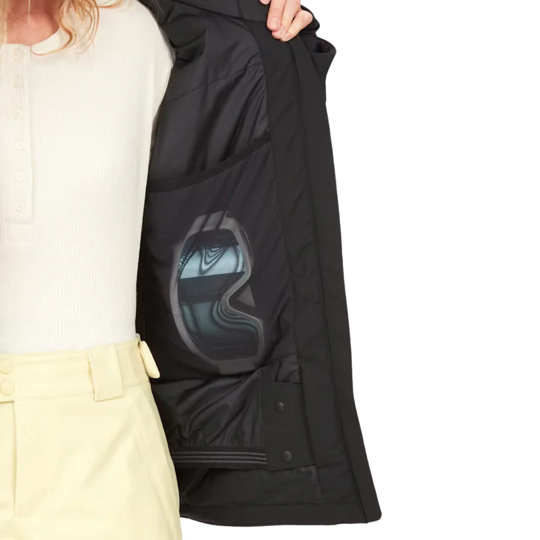 MANTEAU SKI FEMME, REFUGE NOIR – Image 4
