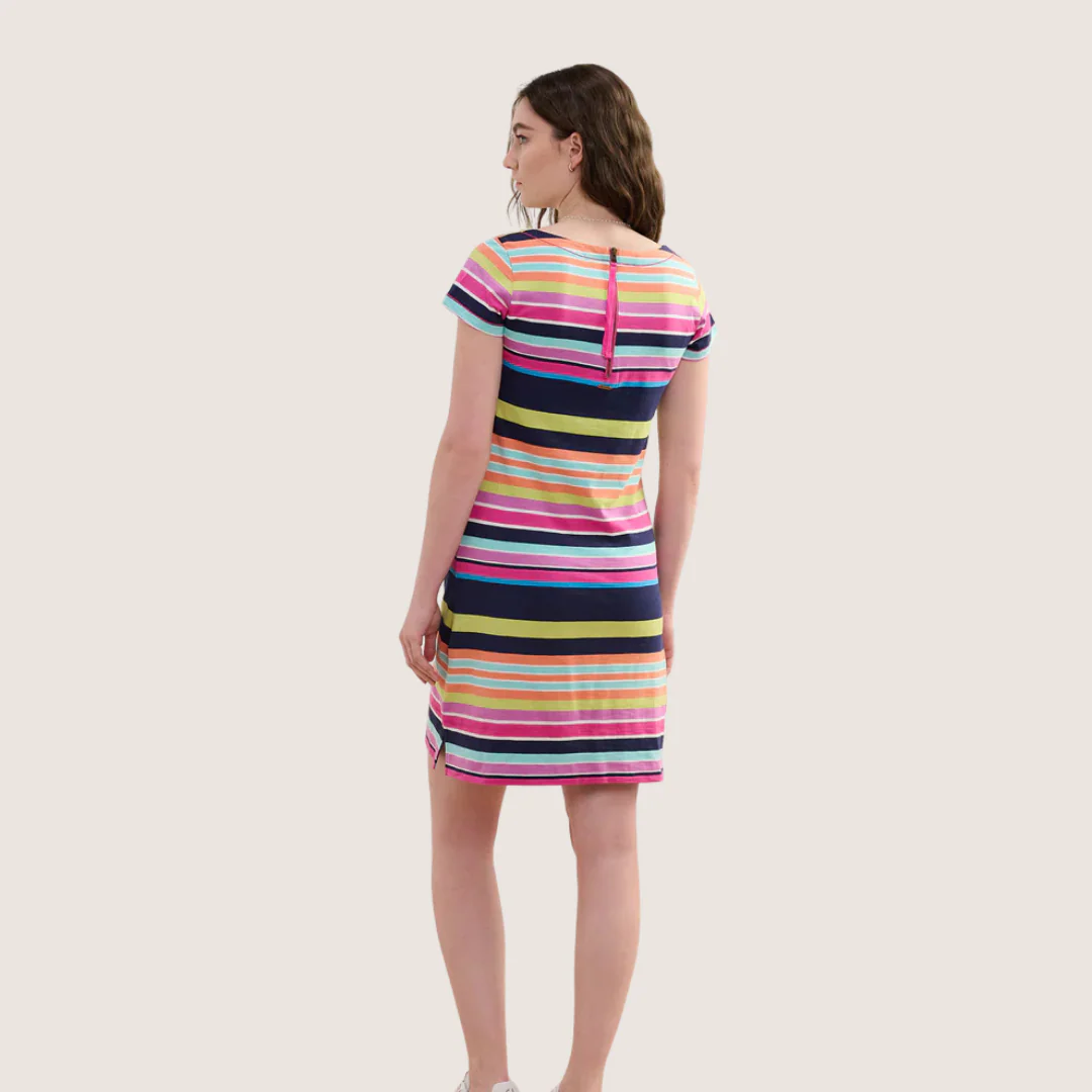 ROBE POUR FEMME, NELLIE RAYURES CHAUDES – Image 2