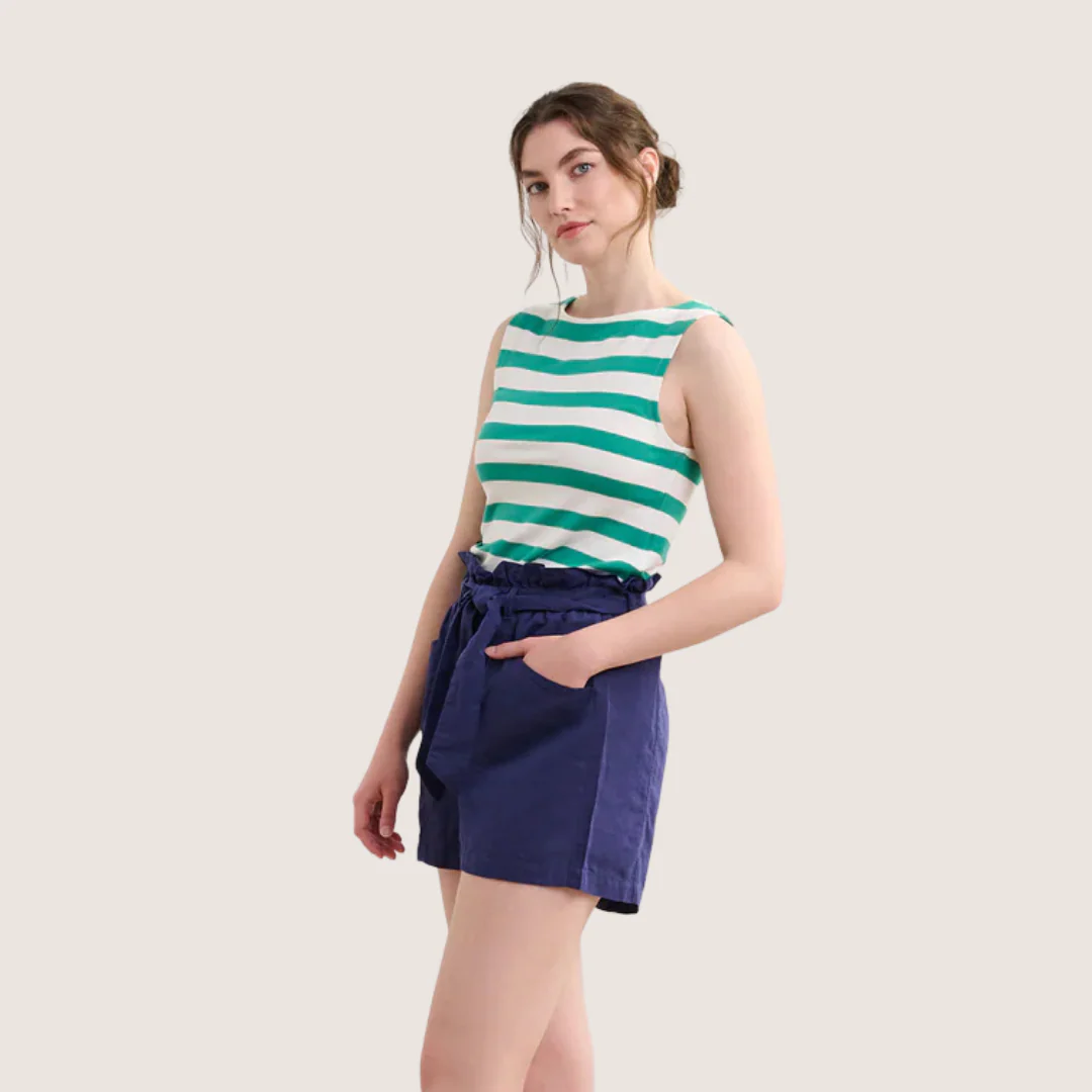 CAMISOLE POUR FEMME, EVERYDAY RAYURES VERT – Image 2