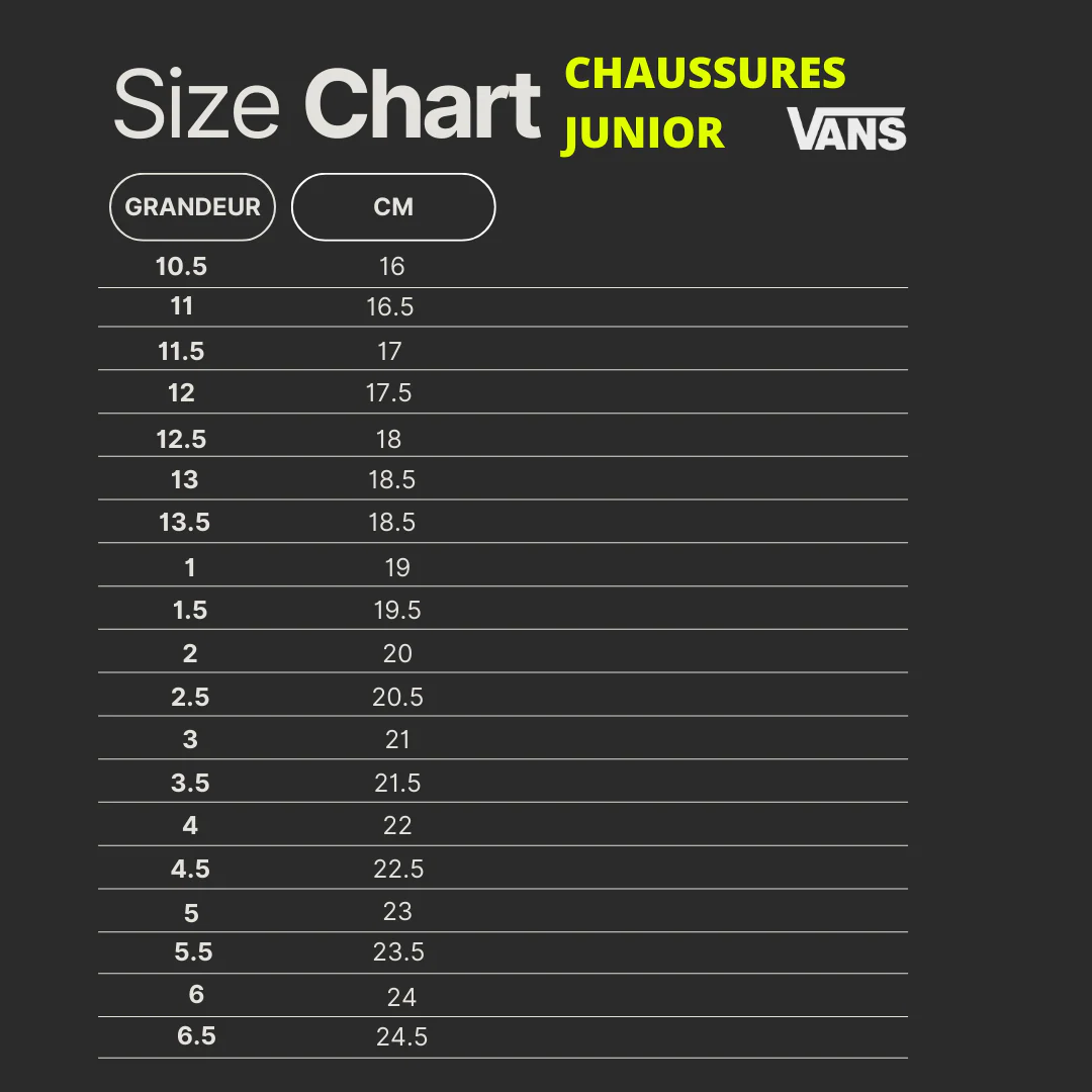 CHAUSSURES OLD SKOOL NOIR ENFANT ET JUNIOR VANS – Image 4