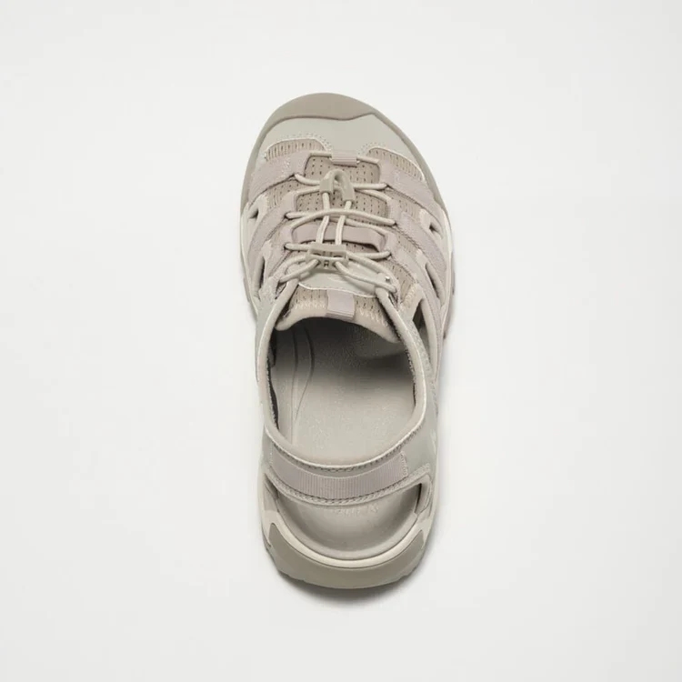 SANDALE À BOUT FERMÉ POUR FEMME, SOLSTICE TAUPE – Image 6