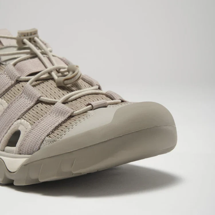 SANDALE À BOUT FERMÉ POUR FEMME, SOLSTICE TAUPE – Image 7