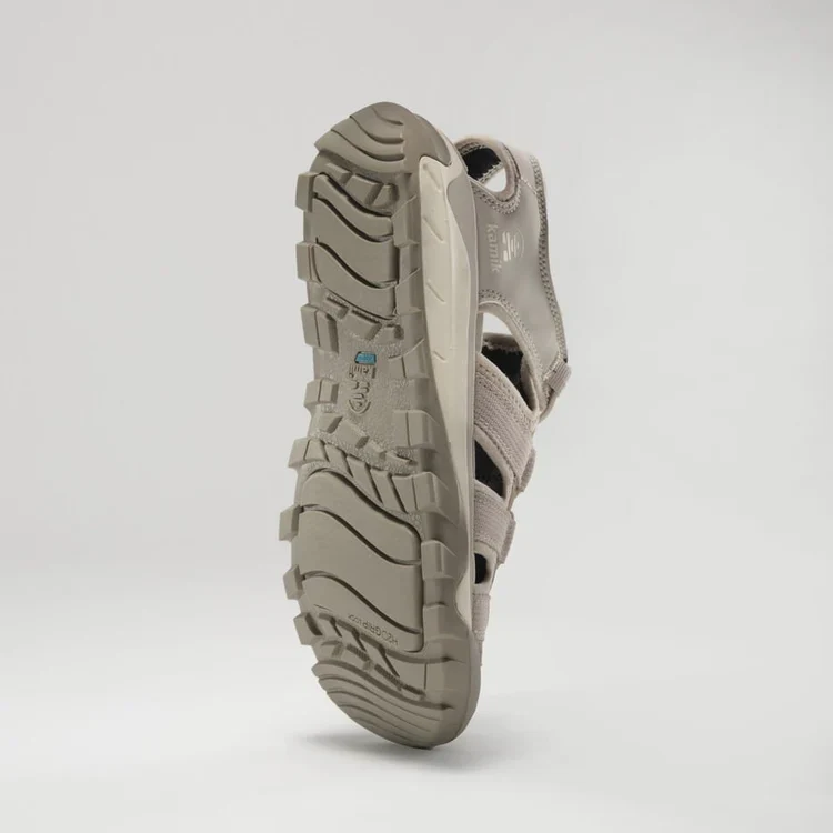 SANDALE À BOUT FERMÉ POUR FEMME, SOLSTICE TAUPE – Image 2