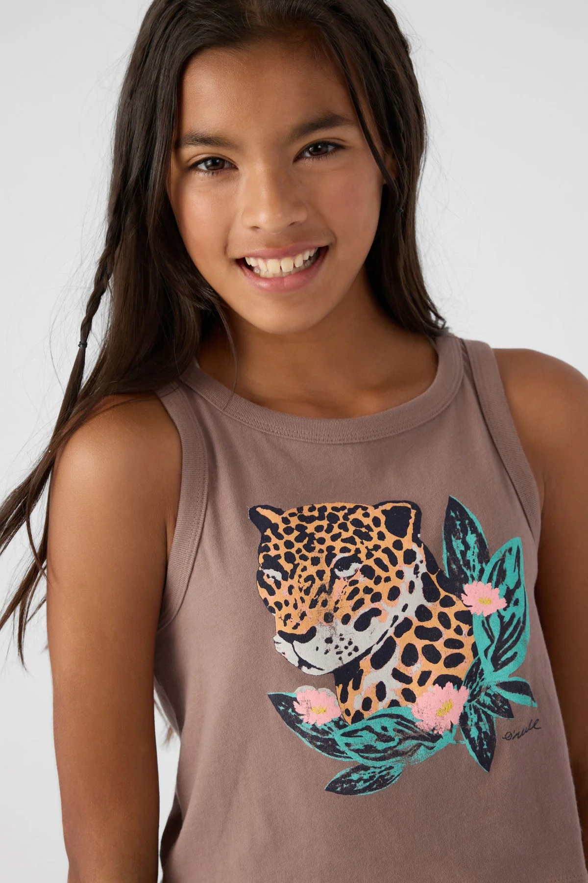 CAMISOLE FILLE CHEETAH TAUPE – Image 3