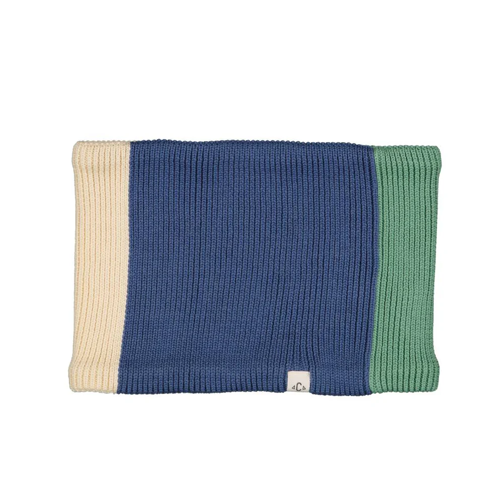 Snood Tricolore Bleu/Vert/Ecru – Image 3