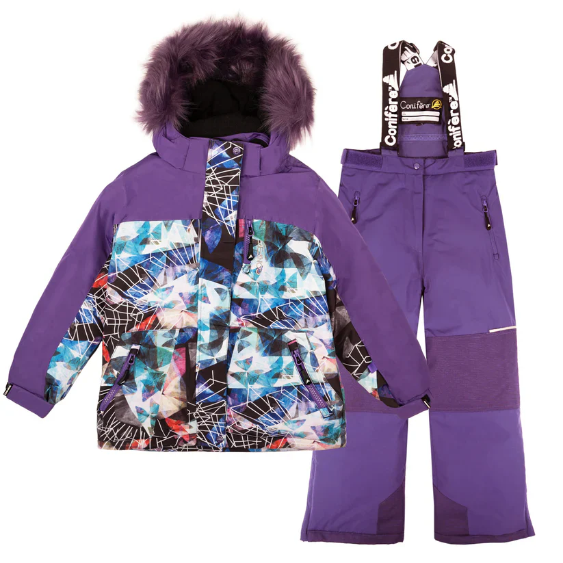HABIT D'HIVER POUR ENFANT, TAKLA MAUVE (8 À 16 ANS)