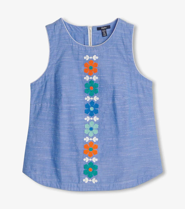 CAMISOLE POUR FEMME, TESSA CHAMBRAY – Image 5
