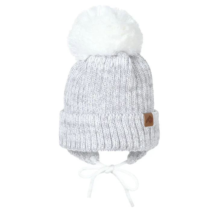 TUQUE À OREILLES POUR ENFANT, BLANC (0 à 12 ans)