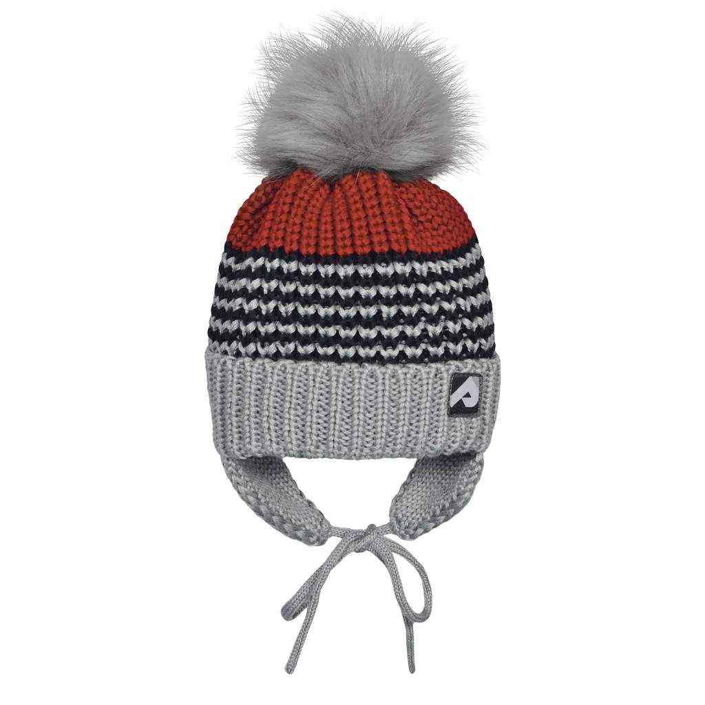 TUQUE À OREILLES DOUBLÉE POUR BÉBÉ (Dispo en 4 couleurs)