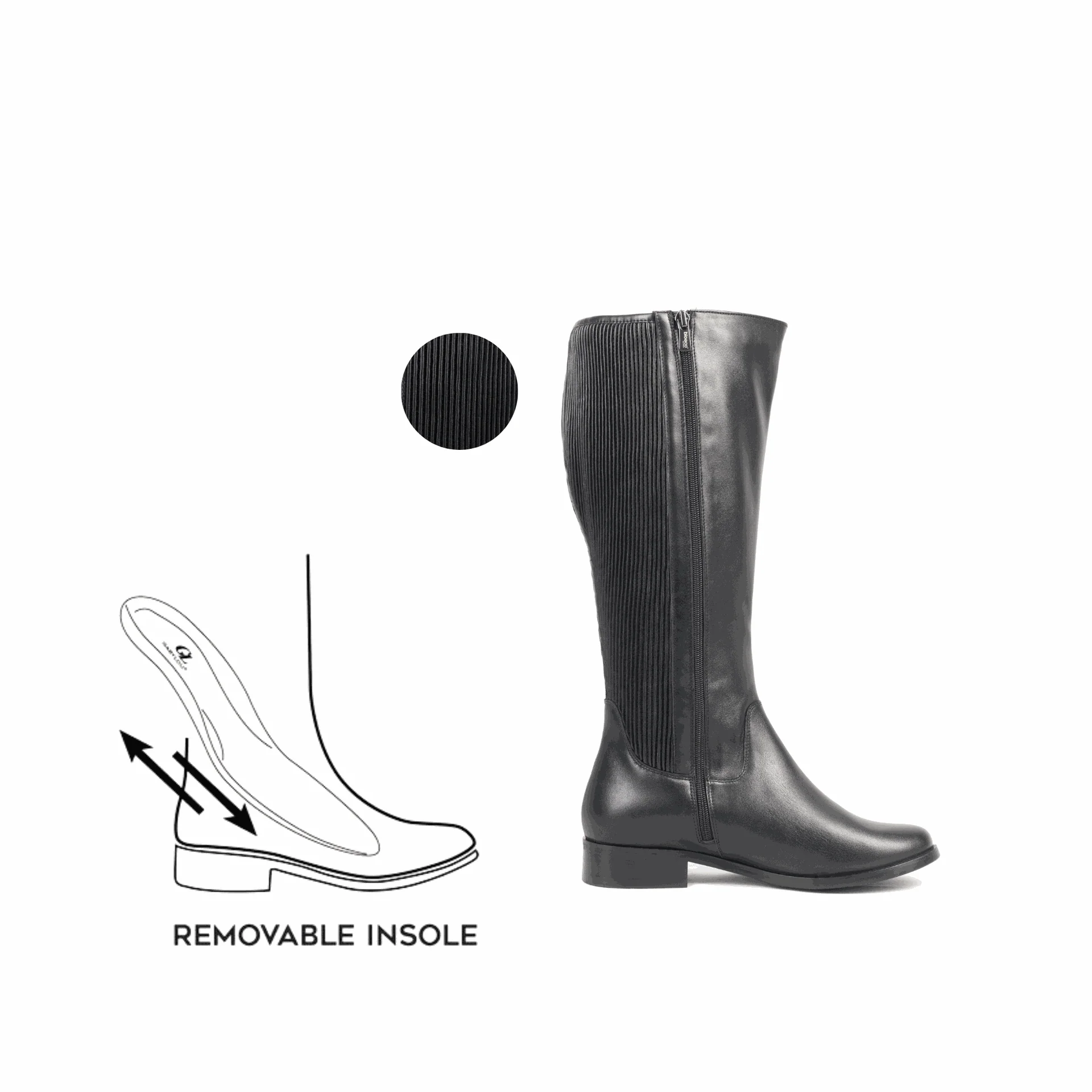 Bottes XL pour mollets larges - Modele Tokyo – Image 4