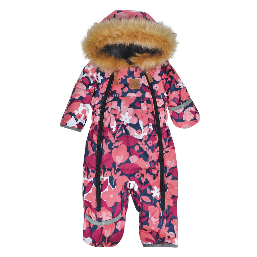 HABIT D'HIVER BÉBÉ, FLORAL (6 À 24 mois)