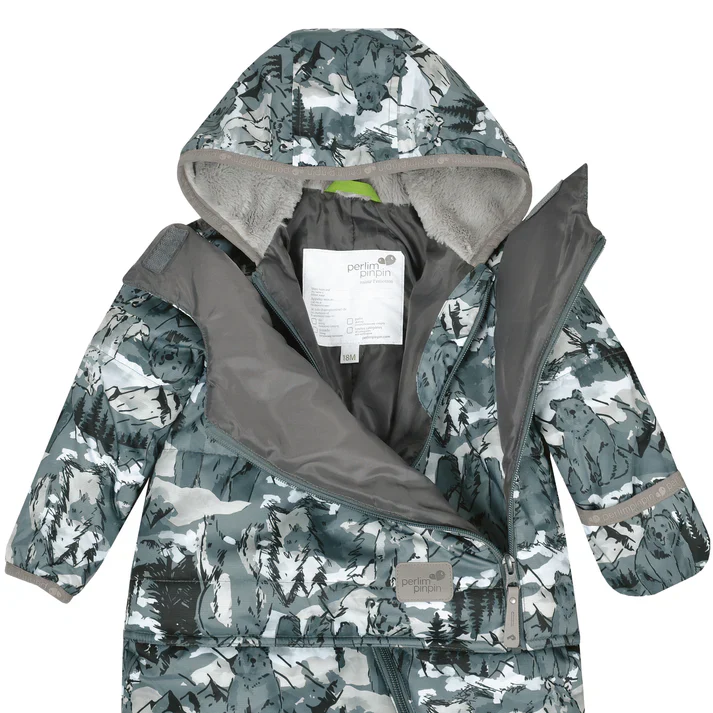 HABIT D'HIVER POUR BÉBÉ, IMPRIMÉ D'OURS – Image 3