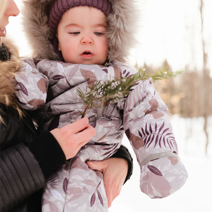 HABIT D'HIVER POUR BÉBÉ, IMPRIMÉ FEUILLES – Image 2