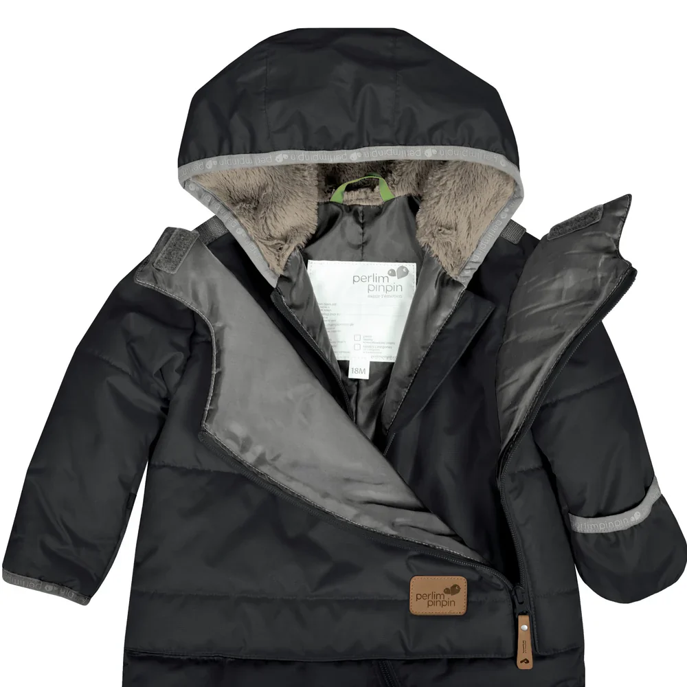 HABIT D'HIVER POUR BÉBÉ NOIR – Image 2