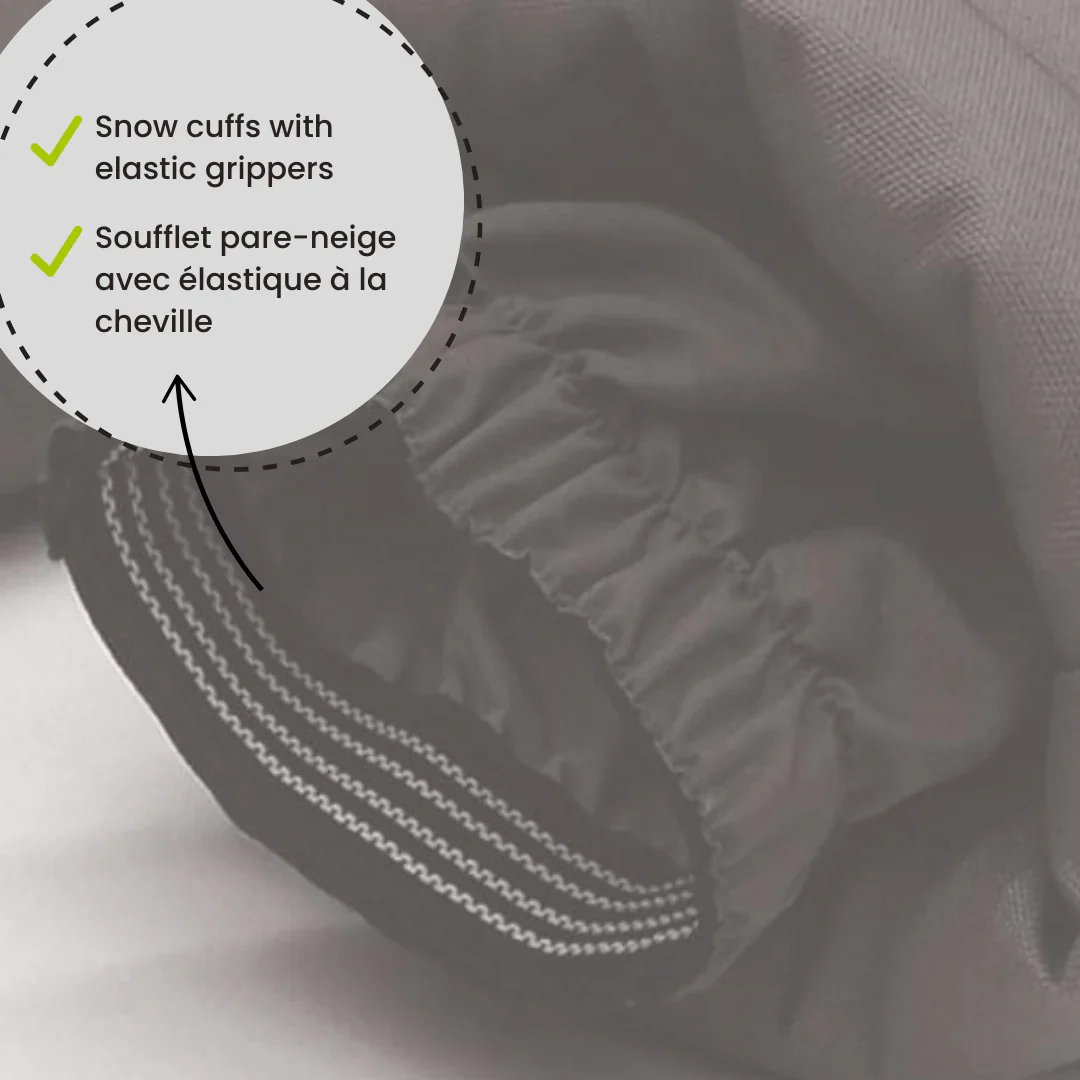 HABIT D'HIVER 2 PIÈCES POUR GARÇON, NOIR, GRIS & GRENAT (2 À 6 ANS) – Image 7