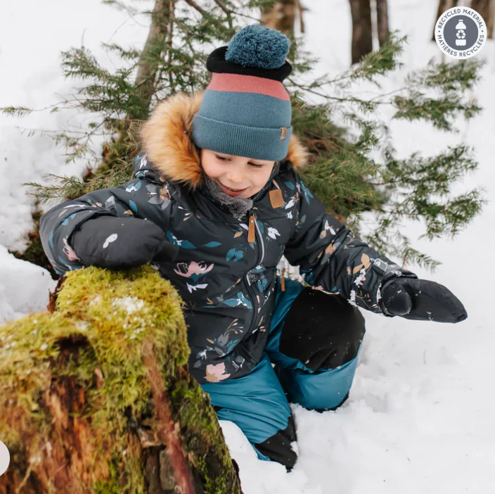 HABIT D'HIVER 2 PIÈCES POUR FILLE, IMPRIMÉ NATURE (2 À 6 ANS) – Image 2