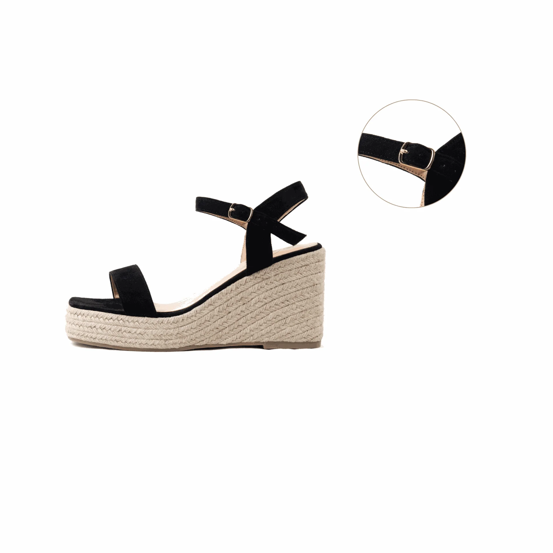 Sandales compensées pieds larges ajustables H - Modele Vic – Image 5