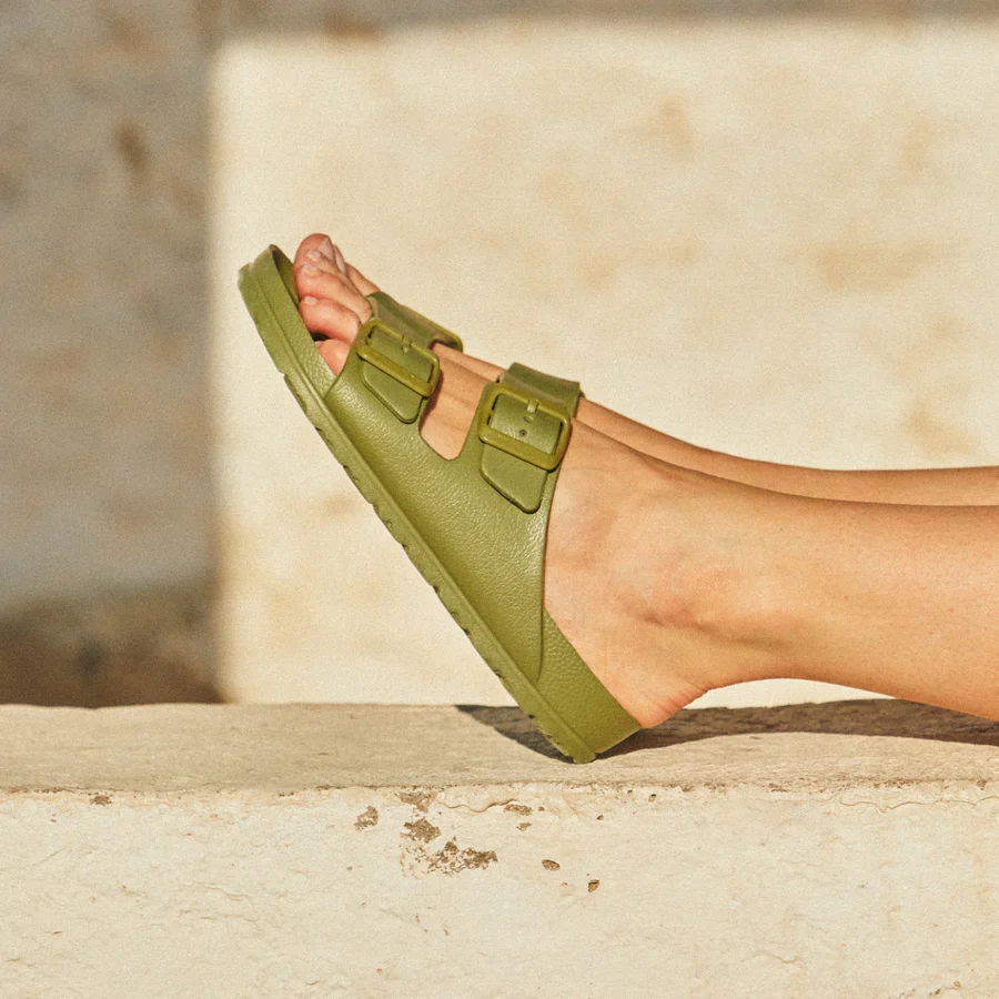 SANDALES POUR FEMME, WANDA KHAKI – Image 2