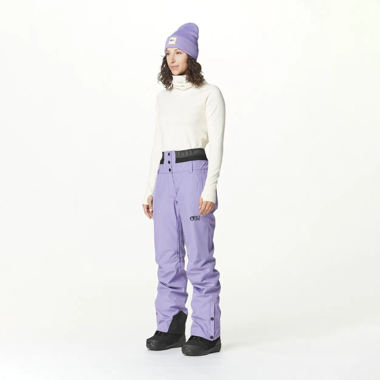 PANTALON ISOLÉ POUR FEMME, EXA MAUVE PAISLEY – Image 2