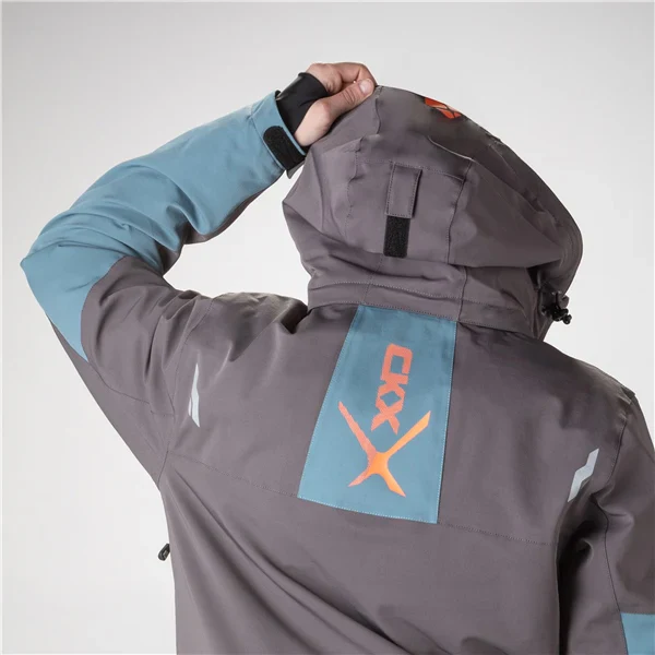 ENSEMBLE MOTONEIGE 1 PIÈCE HOMME, YUKON GRIS & BLEU – Image 7