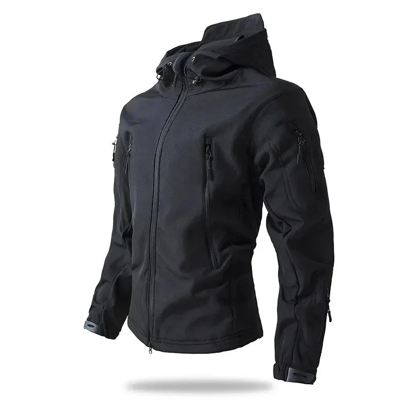Veste de randonnée softshell coupe-vent doublée polaire homme – Image 2