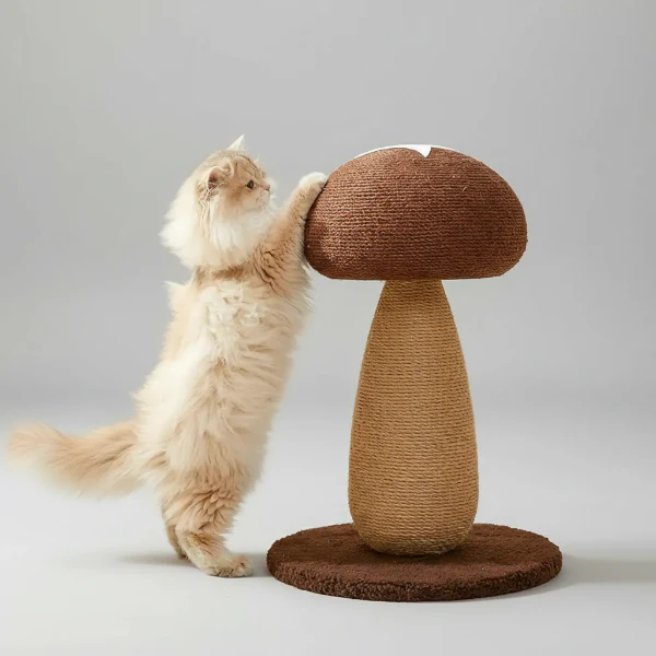 Arbre à Chat Design Champignon En Sisal