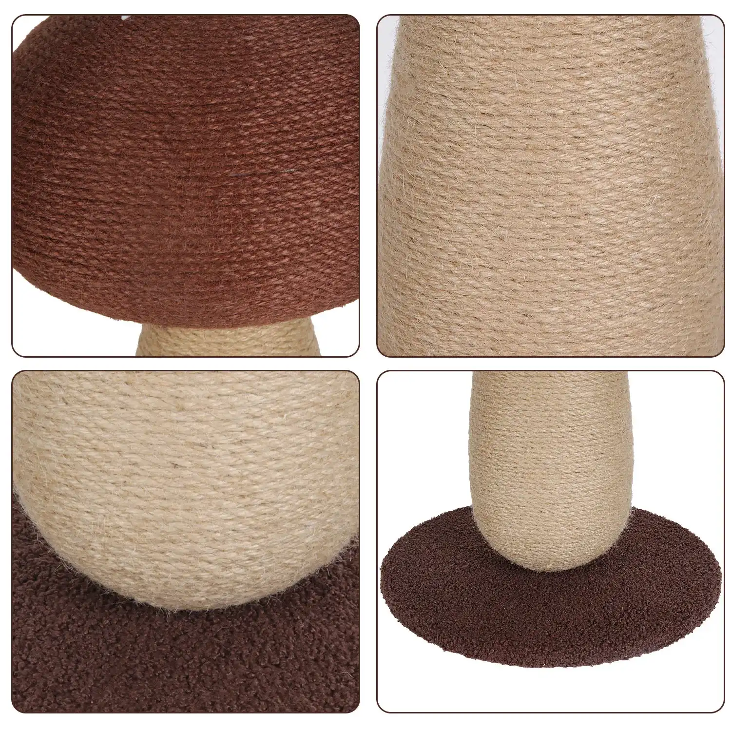 Arbre à Chat Design Champignon En Sisal – Image 4