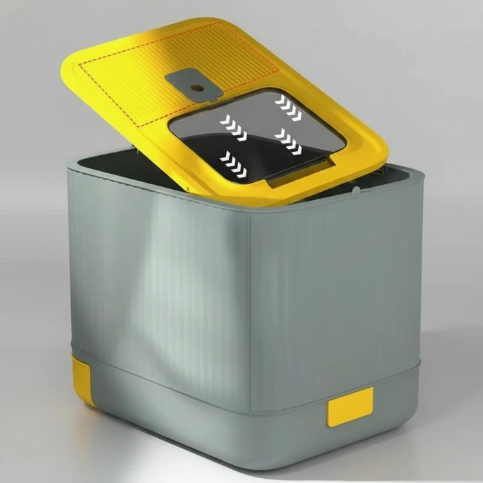 Bac à Litière Pliable Chat Design et Pratique – Image 3