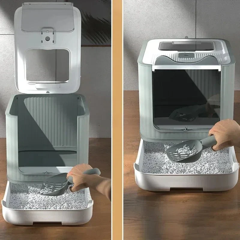 Bac à Litière Pliable Chat Design et Pratique – Image 6