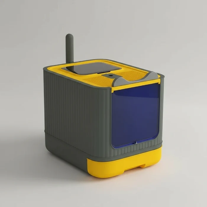 Bac à Litière Pliable Chat Design et Pratique