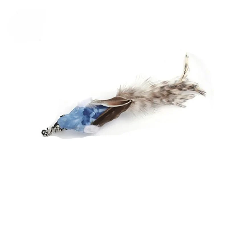 Baguette Plume Oiseau Pour Chat Jouet Naturel – Image 3