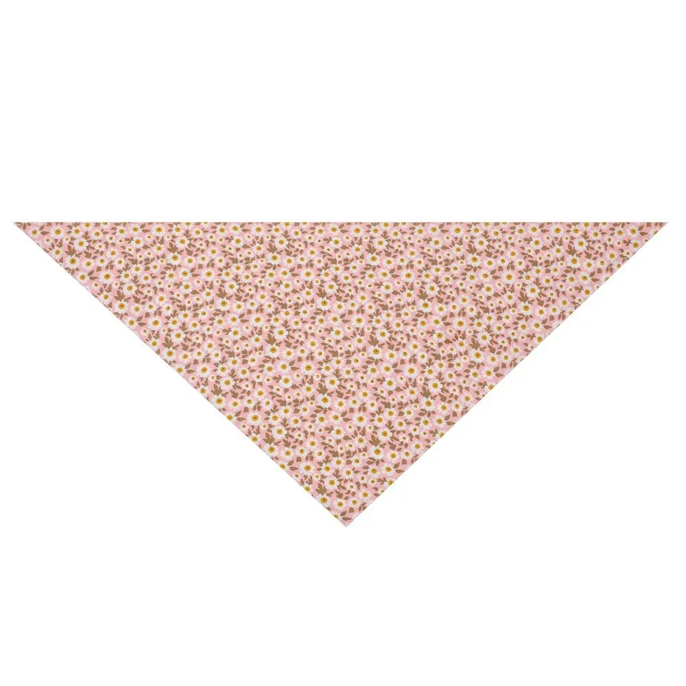 Bandana En Coton Imprimé Fleurs Pour Chien – Image 5